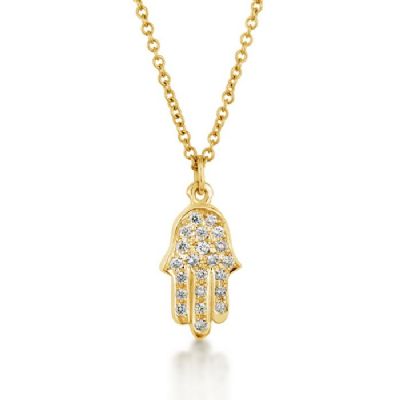 תליון יהלומים חמסה